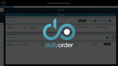 Vorschaubild: Mitarbeiter abrechnen